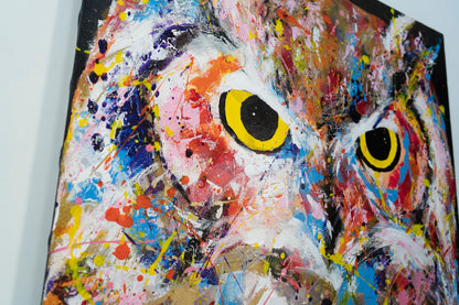 owl contemporary painting art