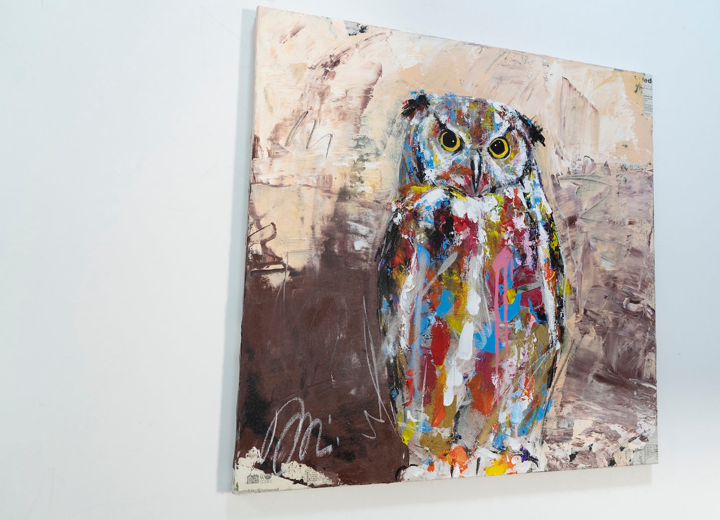 owl contemporary painting art