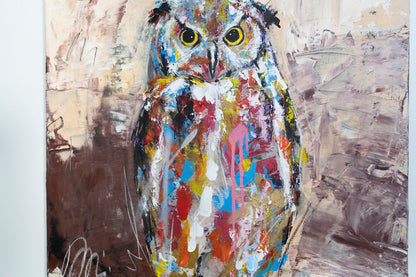 owl contemporary painting art