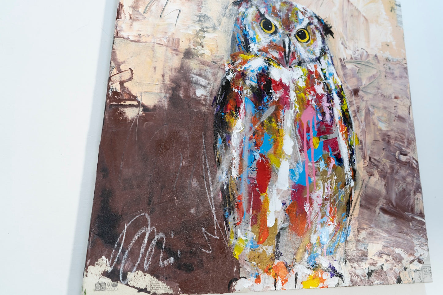 owl contemporary painting art