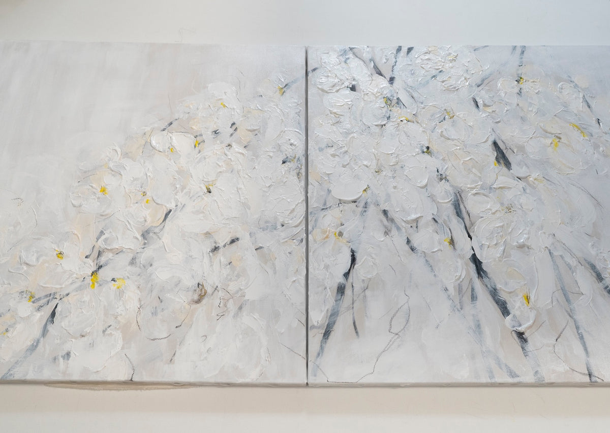 Flowers contemporary painting art