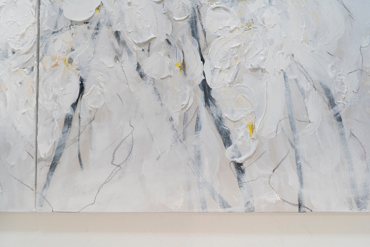 Flowers contemporary painting art