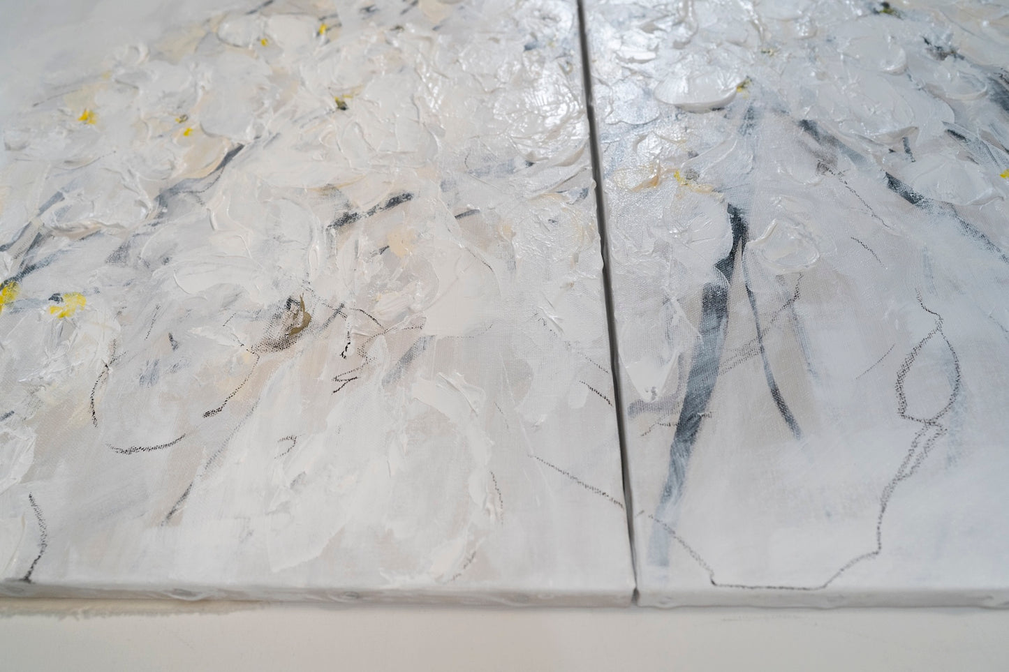 Flowers contemporary painting art