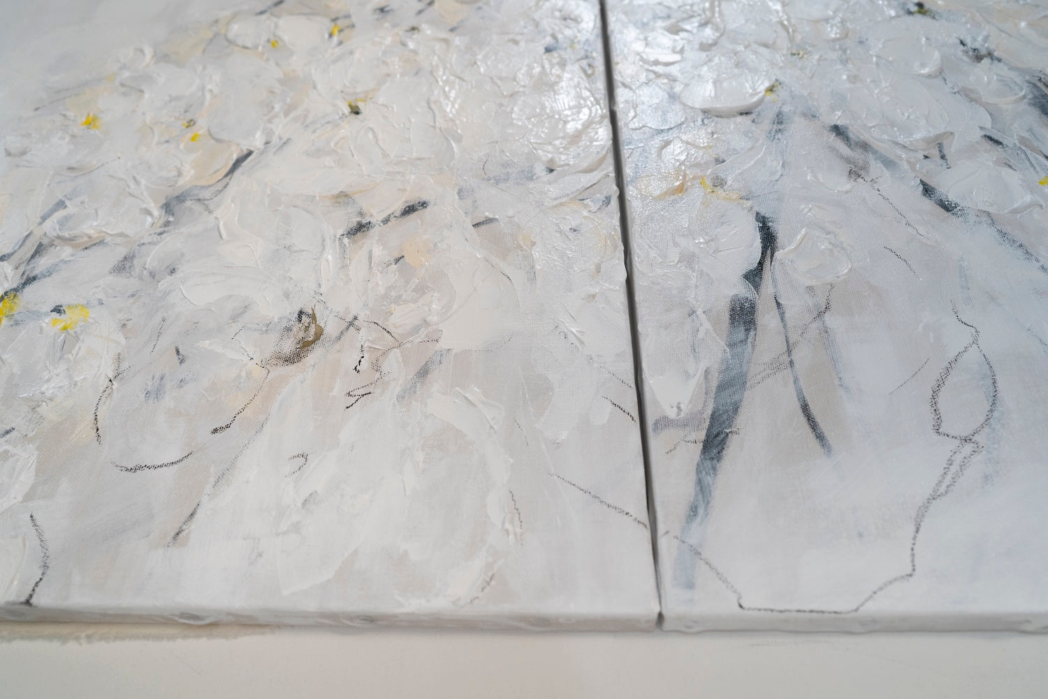Flowers contemporary painting art