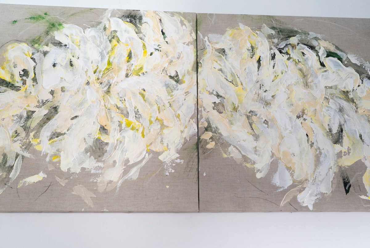 Flowers contemporary painting art