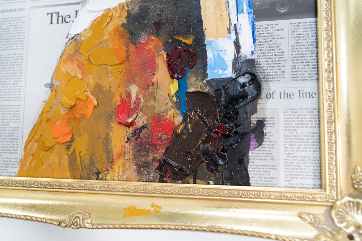 UNTITLED Portrait work (Girl with a Pearl Earring) contemporary painting art