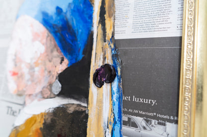 UNTITLED Portrait work (Girl with a Pearl Earring) contemporary painting art