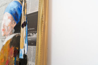UNTITLED Portrait work (Girl with a Pearl Earring) contemporary painting art