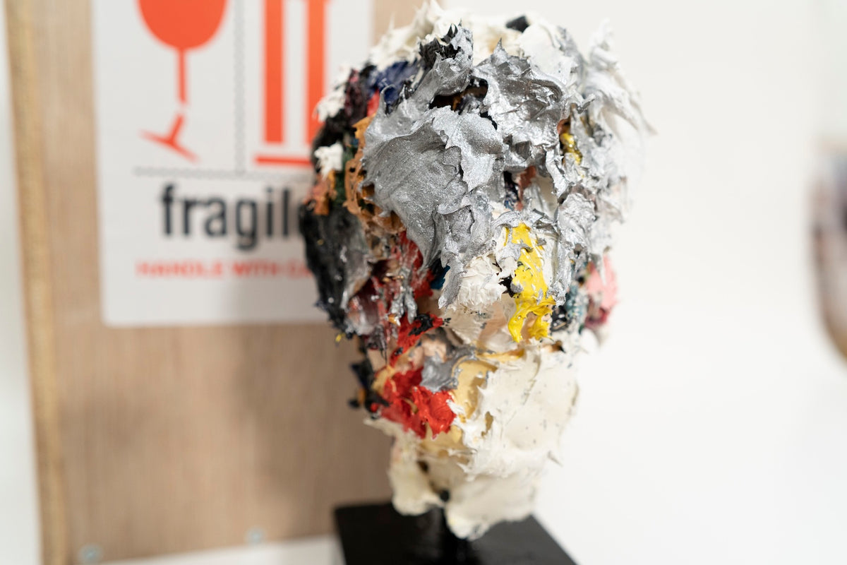 Silver sculpture    contemporary art