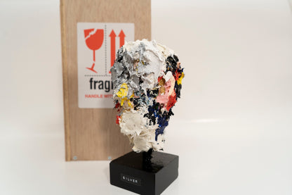 Silver sculpture    contemporary art