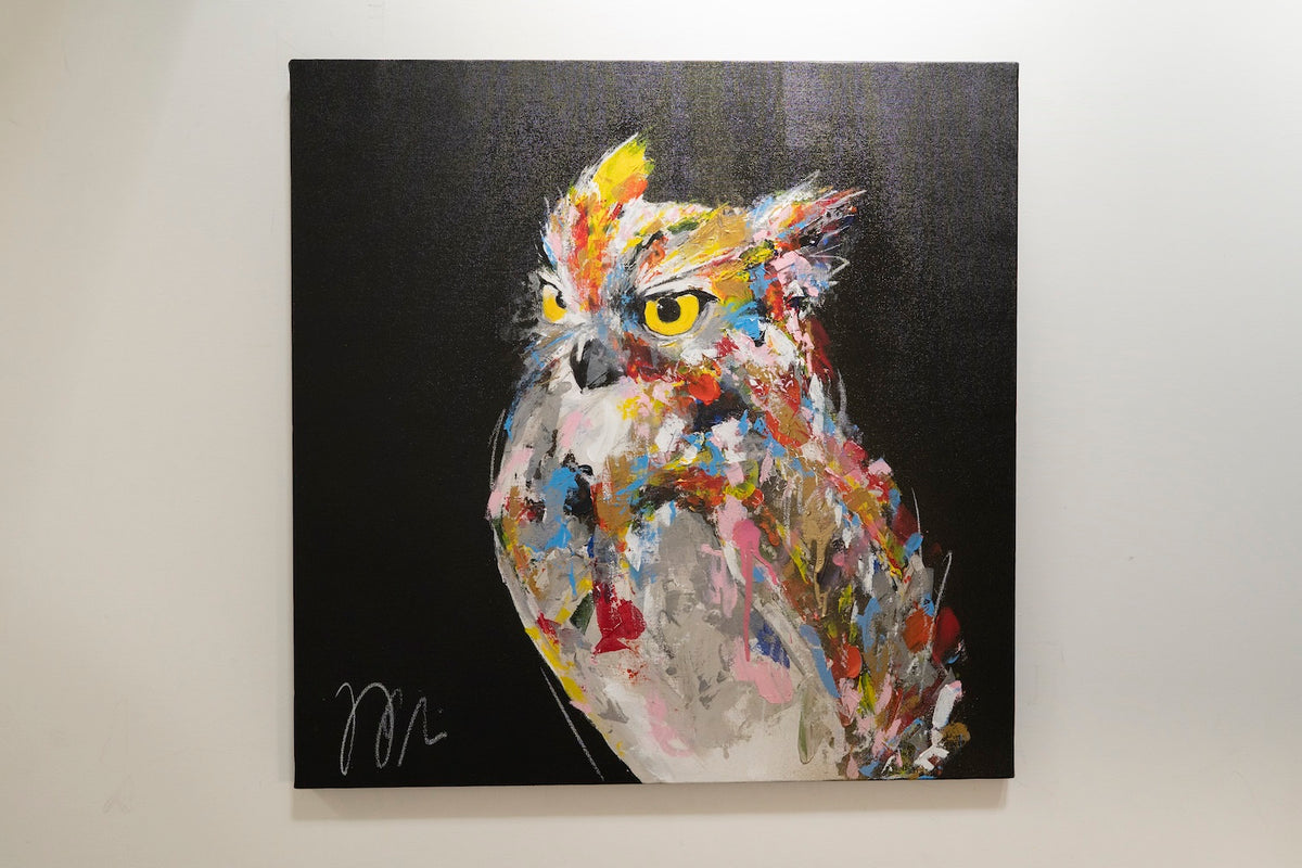owl contemporary painting art