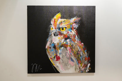 owl contemporary painting art