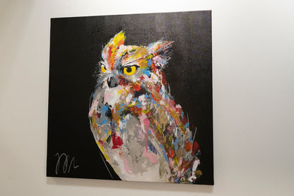 owl contemporary painting art