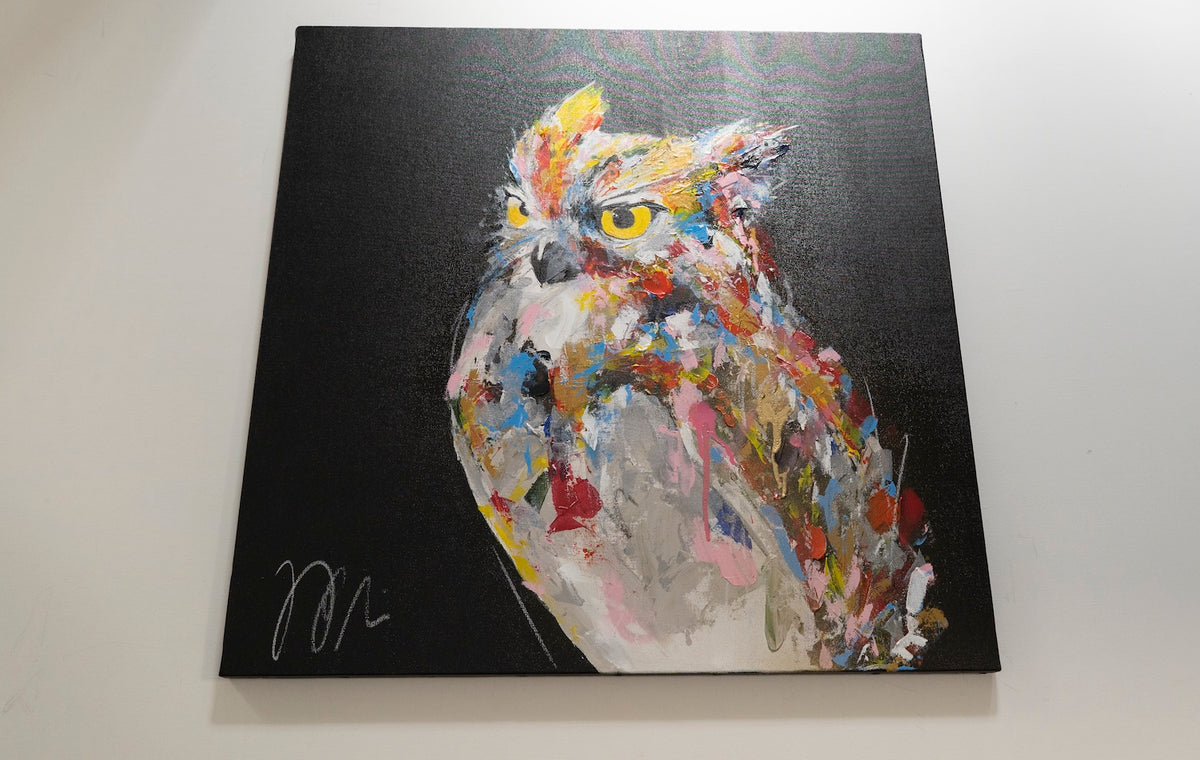 owl contemporary painting art
