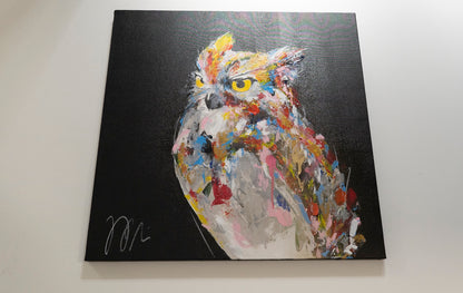 owl contemporary painting art