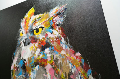 owl contemporary painting art