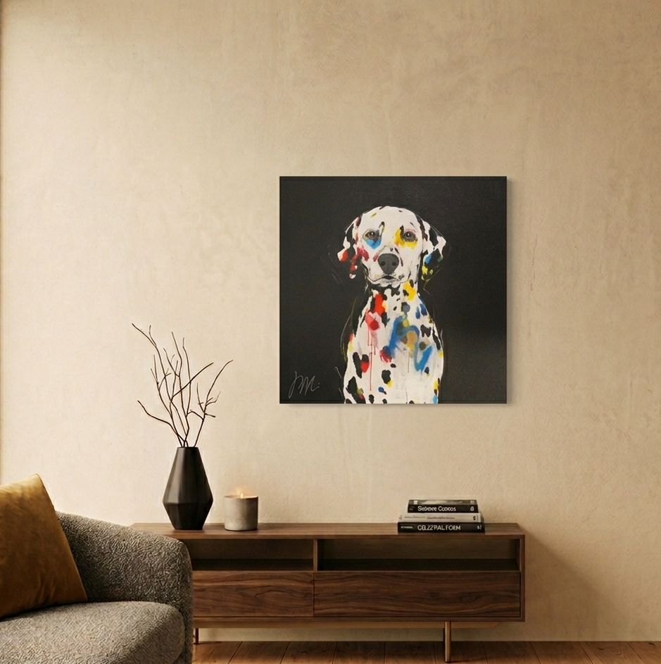 Dalmatian  contemporary painting art