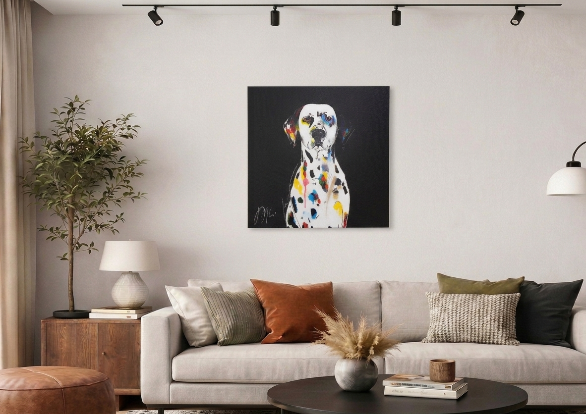 Dalmatian  contemporary painting art 