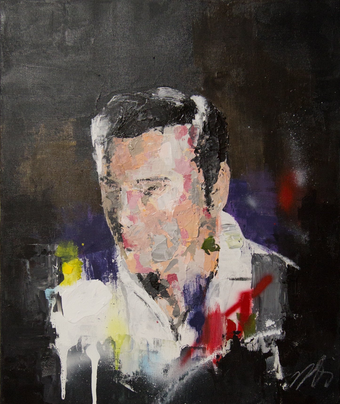 UNTITLED Portrait work (Elvis Aron Presley) contemporary painting