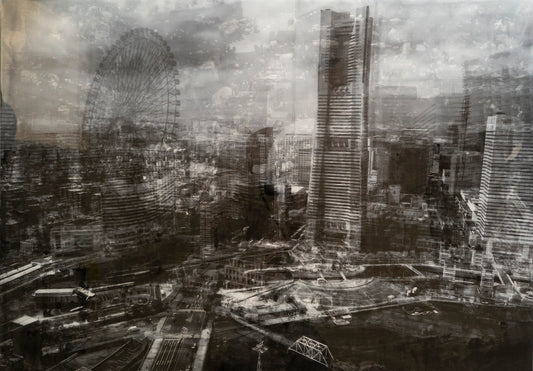 Title of artwork "Yokohama" contemporary painting