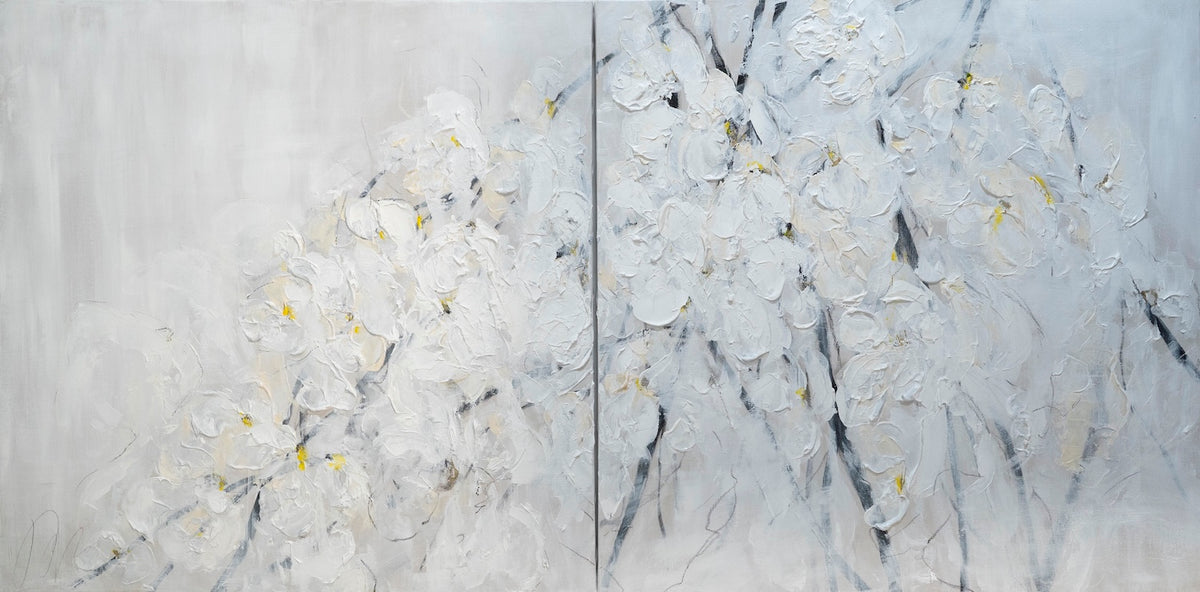 Flowers contemporary painting art