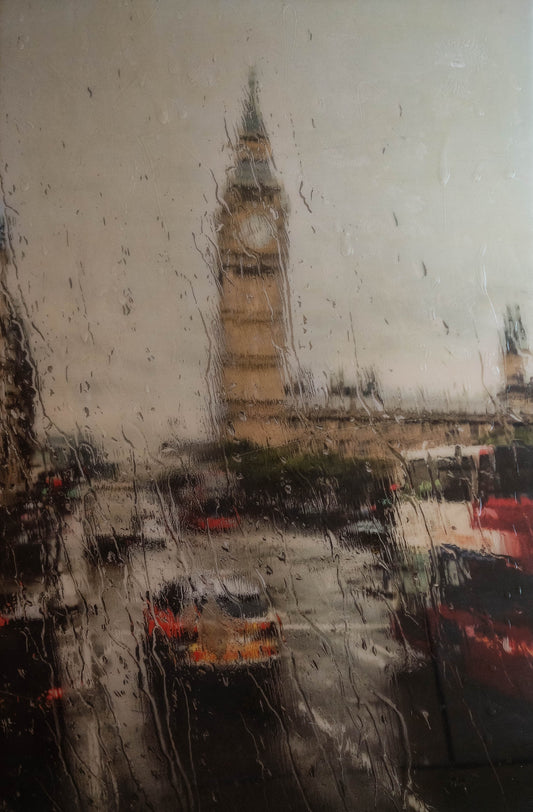 The Rain, London painting