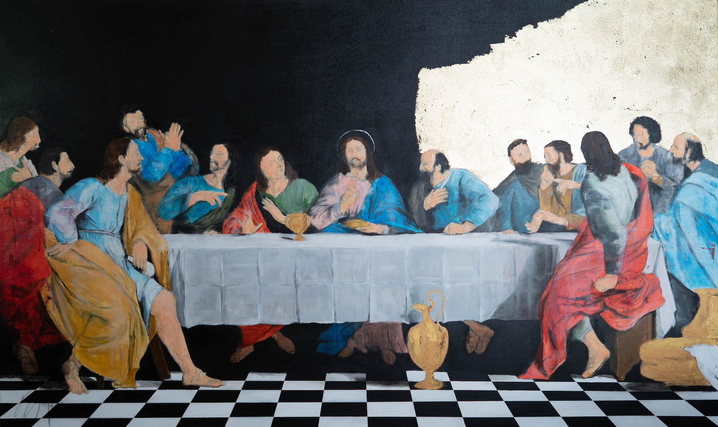 The last supper contemporary painting