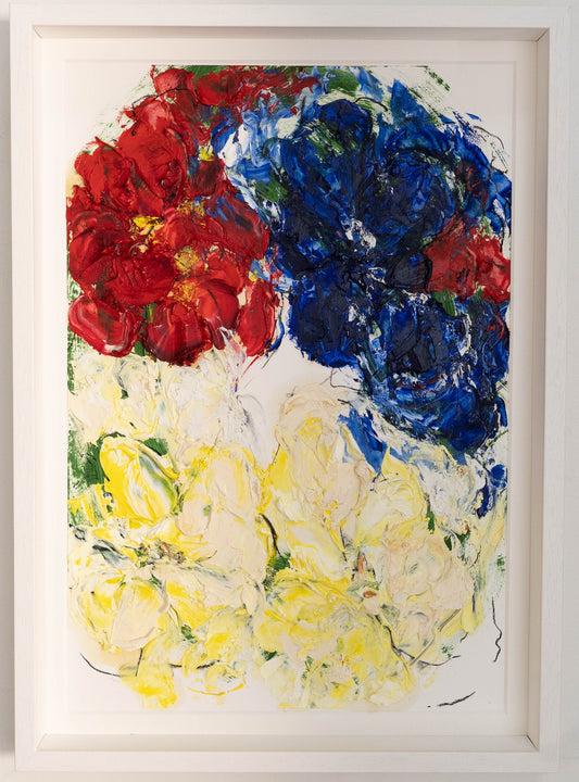 Flowers contemporary painting