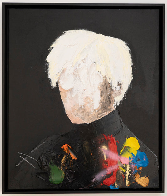 UNTITLED Portrait work (Andy Warhol) contemporary painting