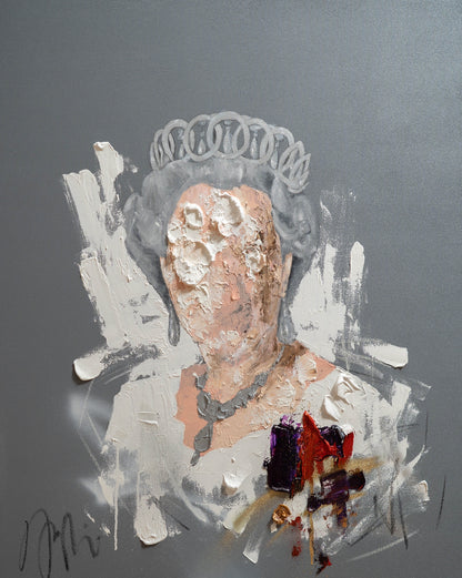 UNTITLED Portrait work (Elizabeth II) painting