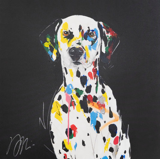 Dalmatian      contemporary painting art