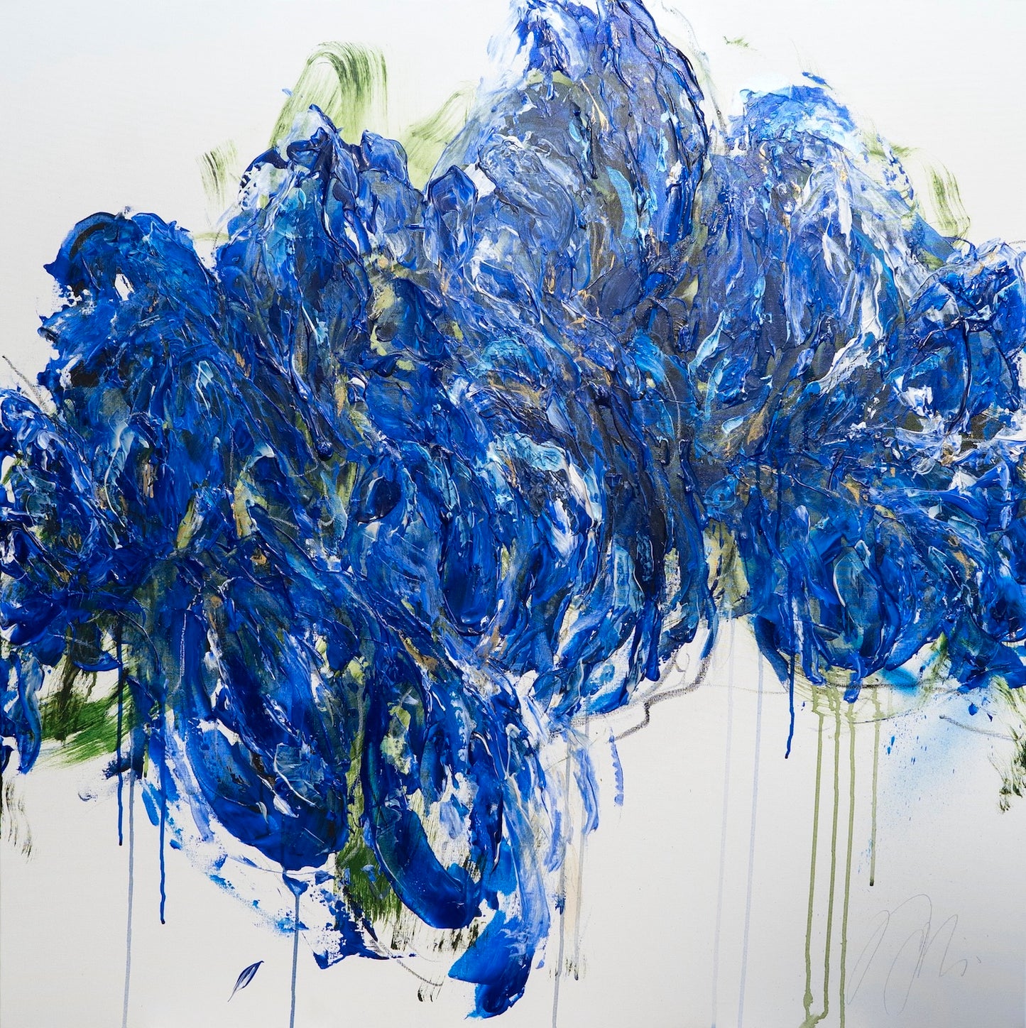 Flowers contemporary painting art