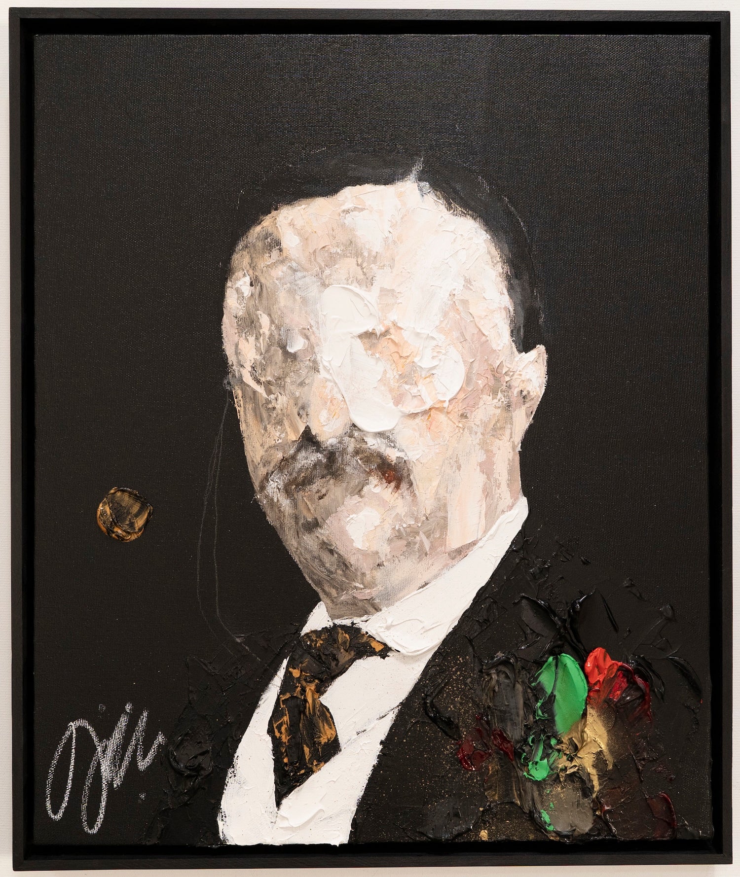 UNTITLED Portrait work (Theodore Roosevelt)  contemporary painting art