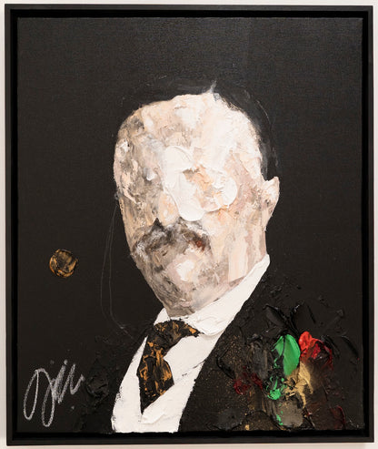 UNTITLED Portrait work (Theodore Roosevelt)  contemporary painting art