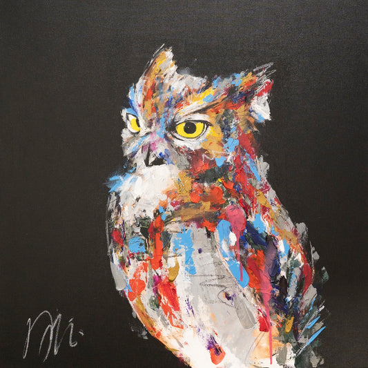 owl  contemporary painting art