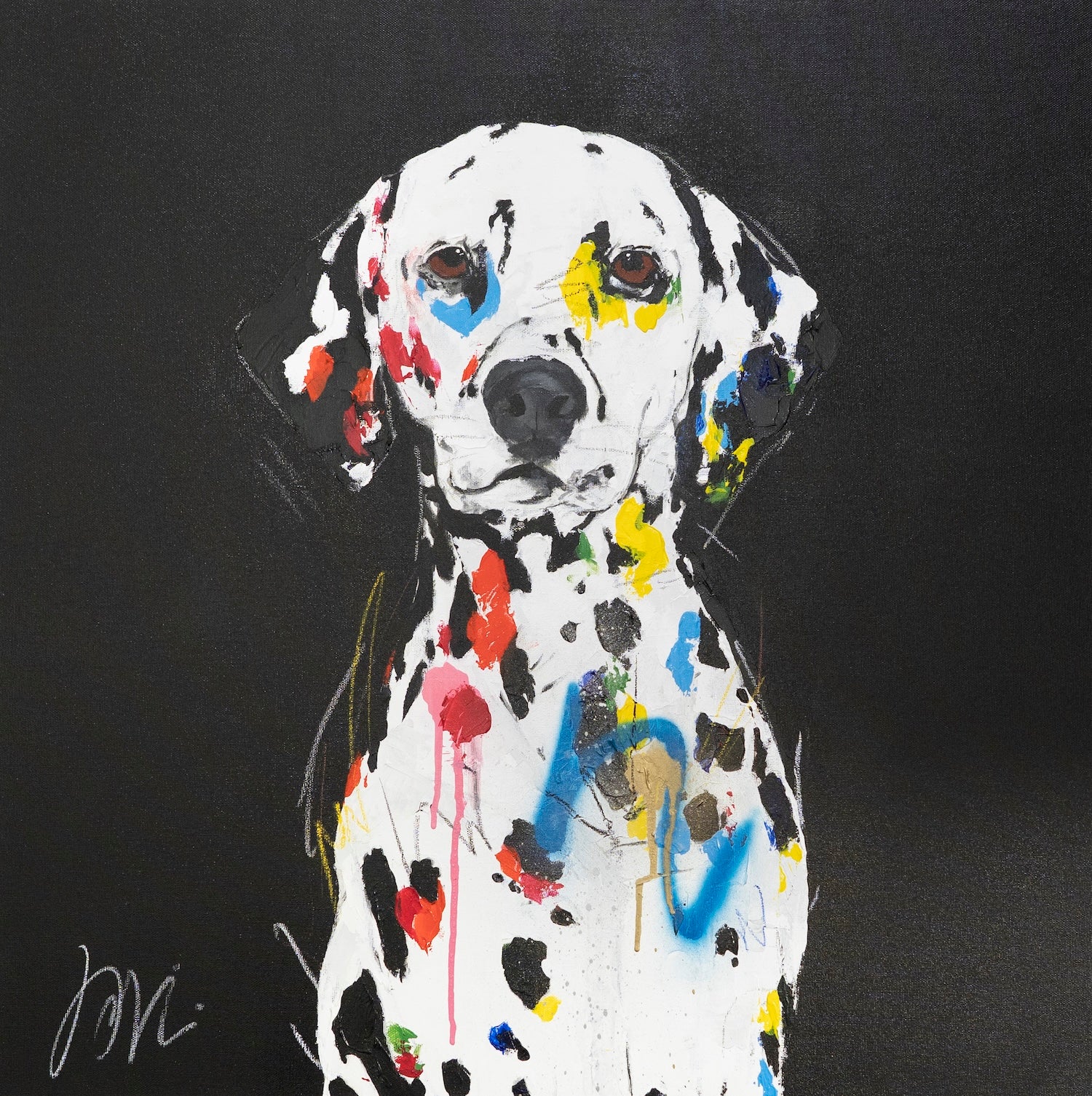 Dalmatian  contemporary painting art