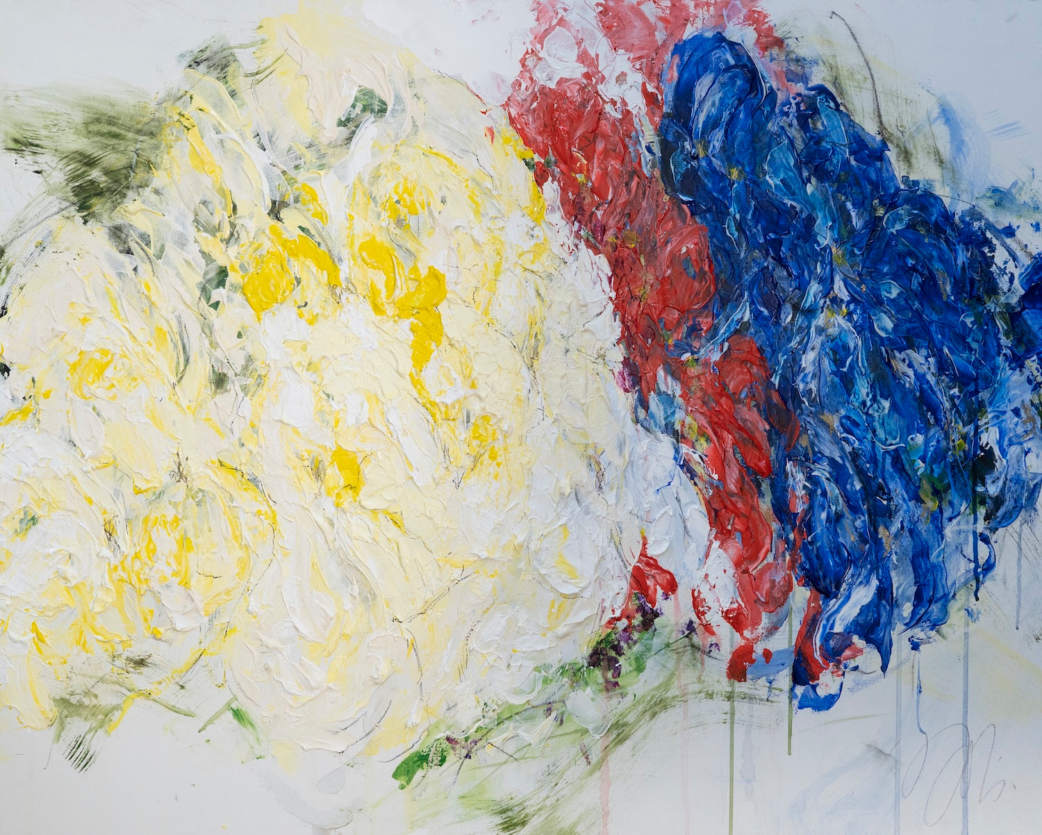 Flowers  contemporary painting art
