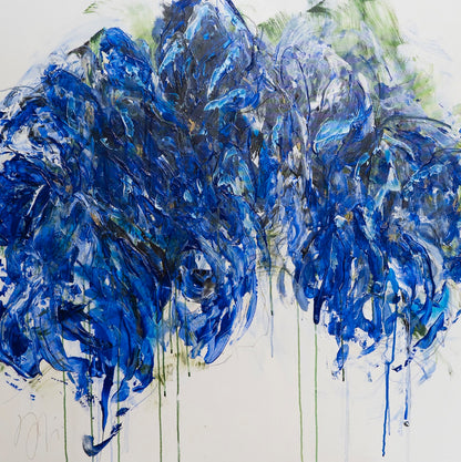 Flowers  contemporary painting art