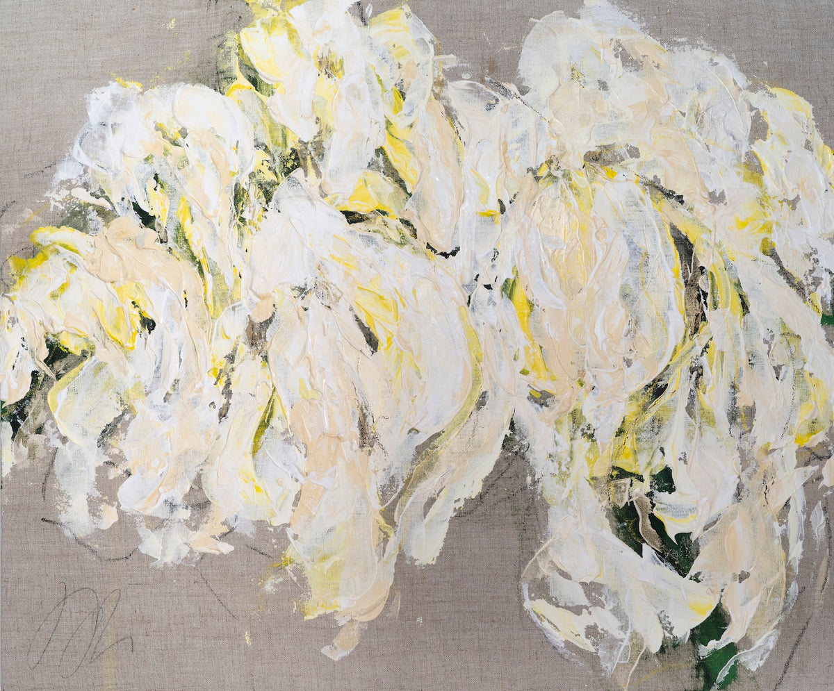 Flowers contemporary painting art