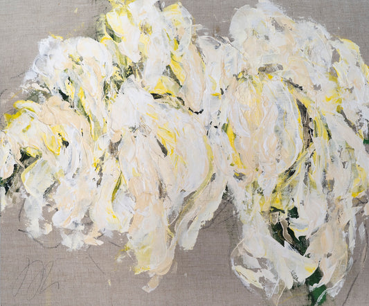 Flowers contemporary painting art