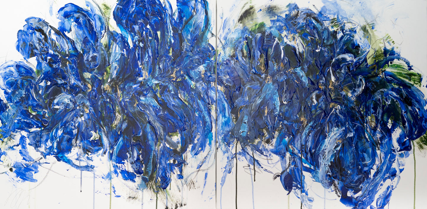 Flowers contemporary painting art