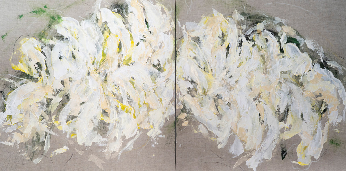 Flowers contemporary painting art