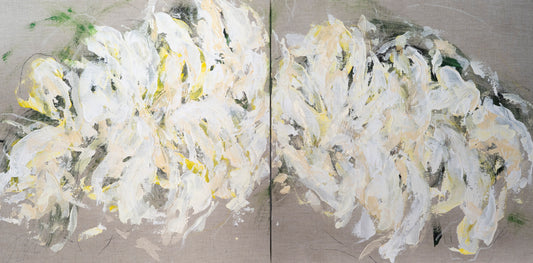 Flowers contemporary painting art