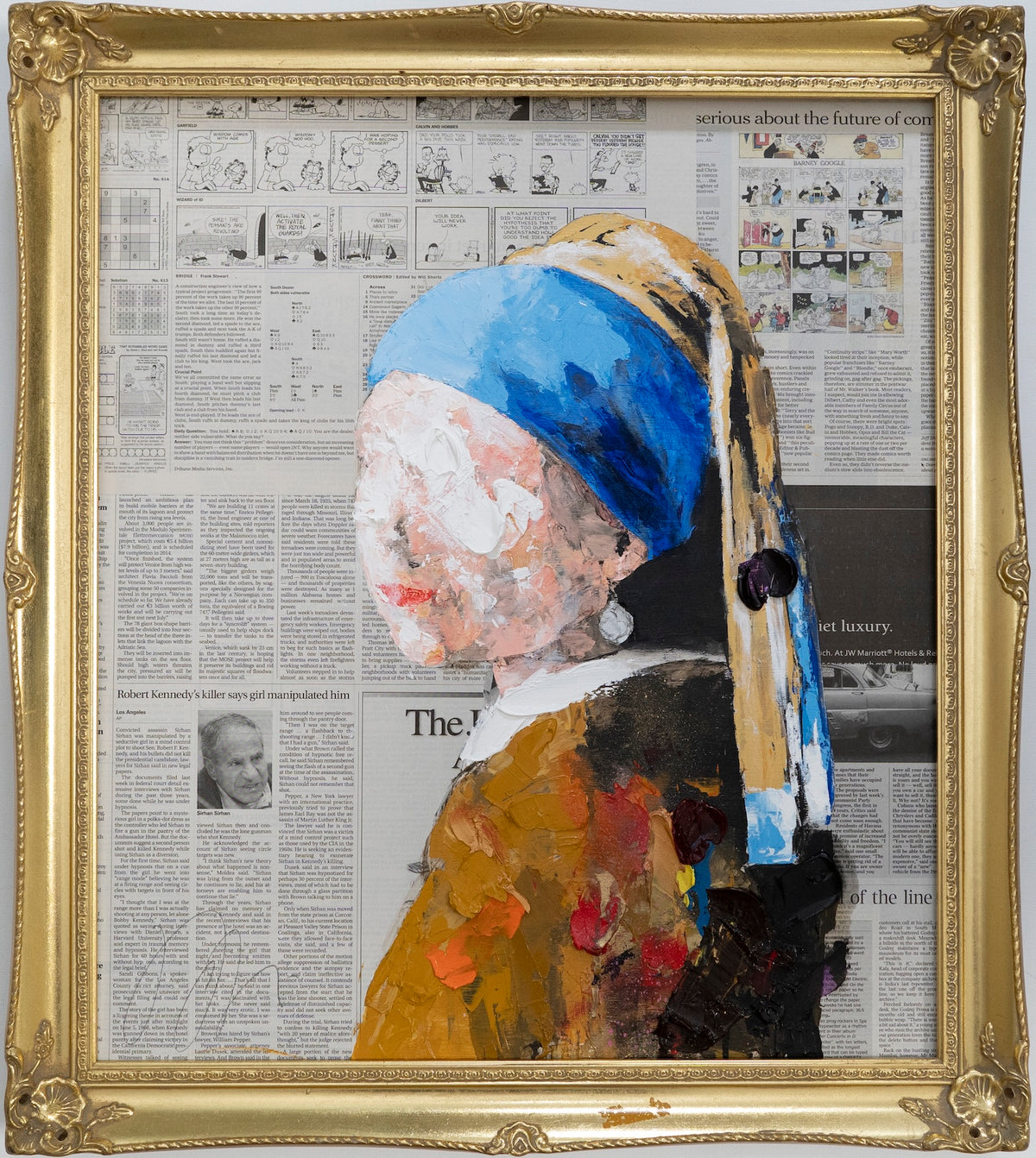 UNTITLED Portrait work (Girl with a Pearl Earring) contemporary painting art