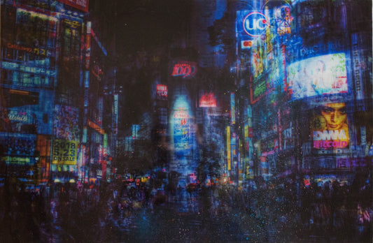 Shibuya,Tokyo painting