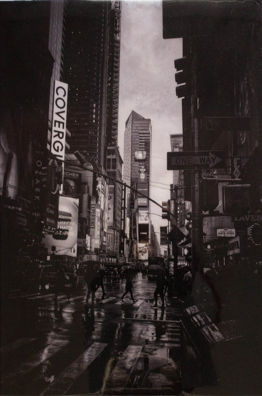 New York, Times square painting