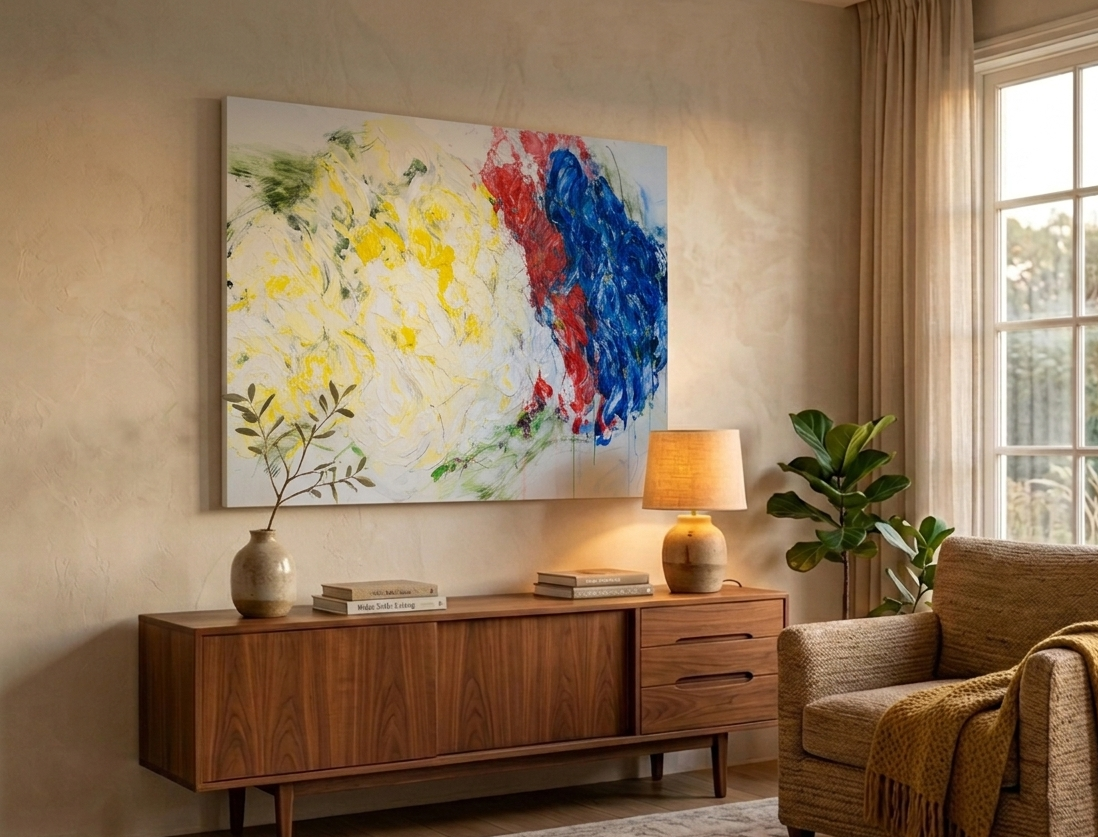 Flowers  contemporary painting art