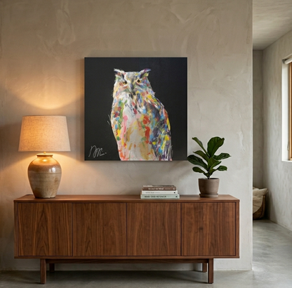 owl  contemporary painting art