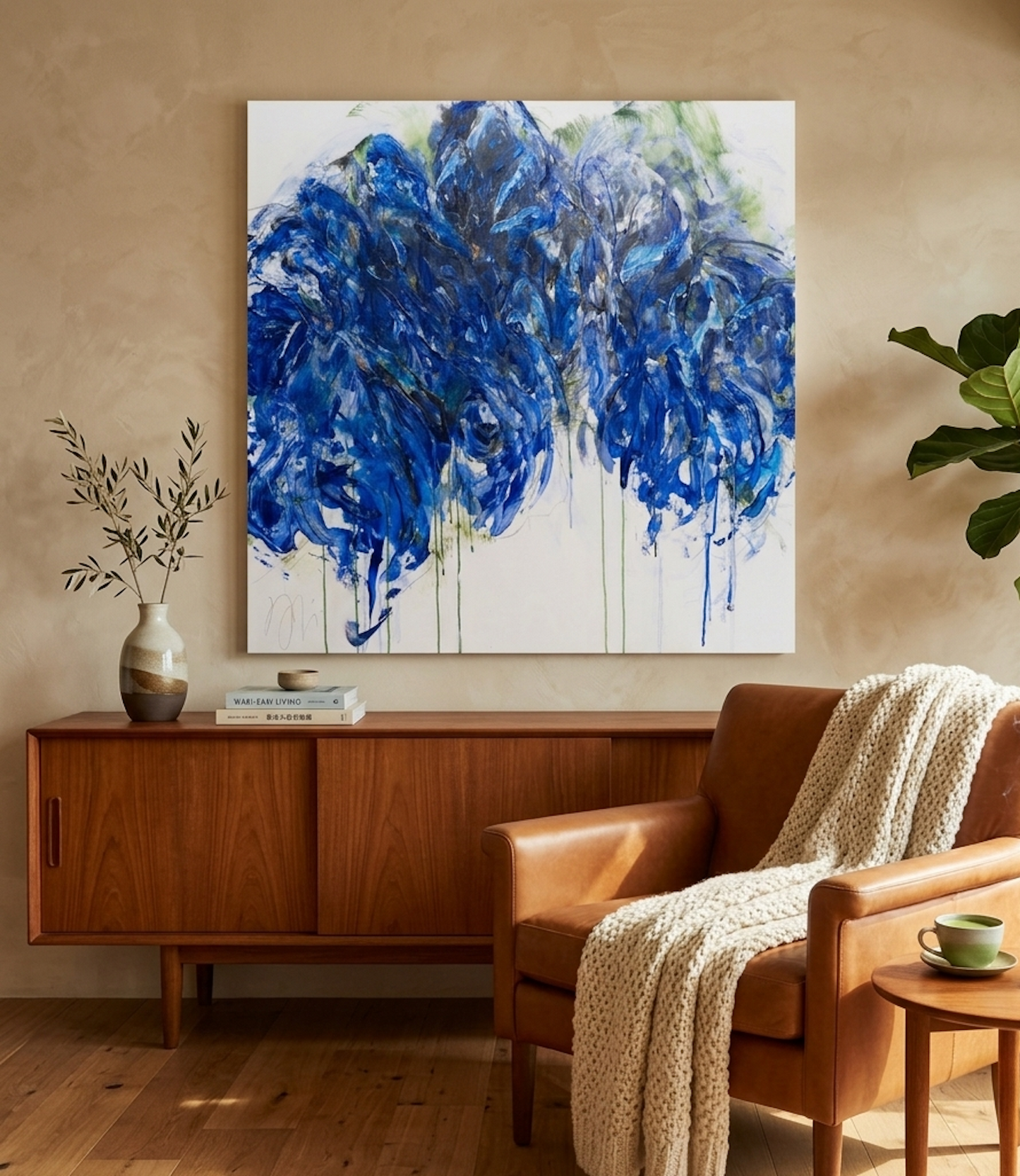 Flowers  contemporary painting art