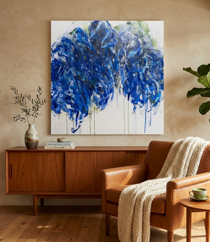 Flowers  contemporary painting art